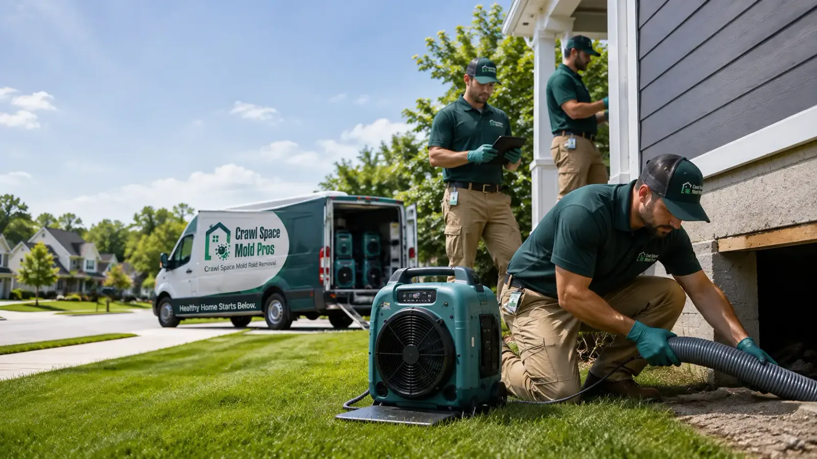 Crawl Space Mold Removal in Montgomery, PA